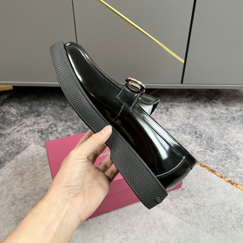 Replica Salvatore Ferragamo Leather Shoes For Men #965649 $122.00 USD for Wholesale