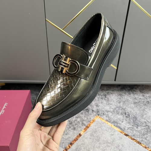 Ferragamo Salvatore FS Leather Shoes For Men #965650