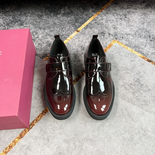 Replica Salvatore Ferragamo Leather Shoes For Men #965651 $122.00 USD for Wholesale