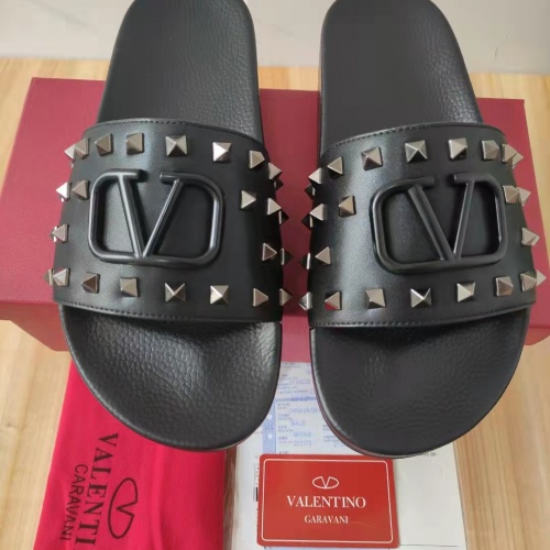 Replica Valentino Slippers For Men #965662 $48.00 USD for Wholesale