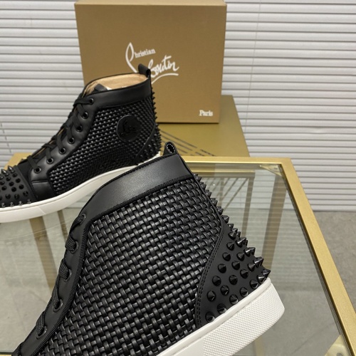 Replica Christian Louboutin High Tops Shoes For Men #965837 $98.00 USD for Wholesale