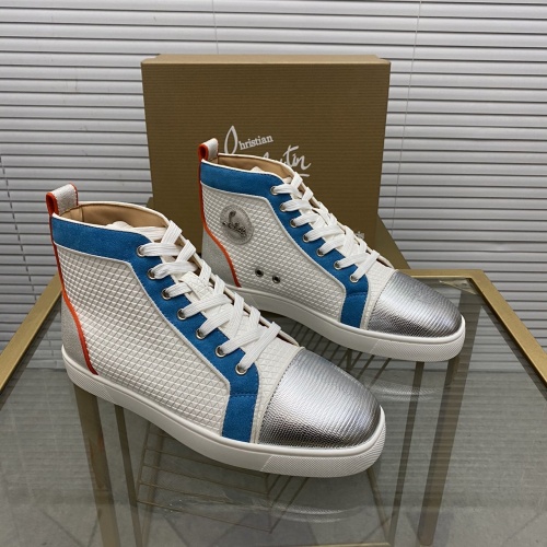 Christian Louboutin High Tops Shoes For Men #965838 $96.00 USD, Wholesale Replica Christian Louboutin High Top Shoes