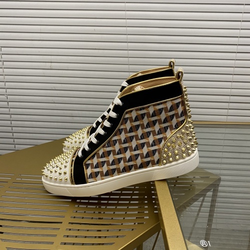 Replica Christian Louboutin High Tops Shoes For Men #965839 $96.00 USD for Wholesale
