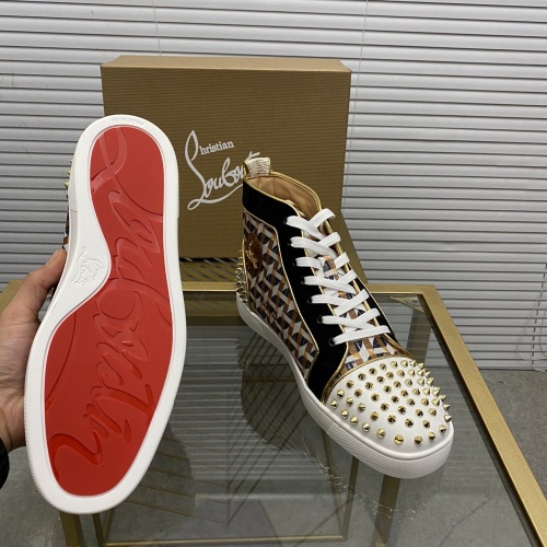 Replica Christian Louboutin High Tops Shoes For Men #965839 $96.00 USD for Wholesale