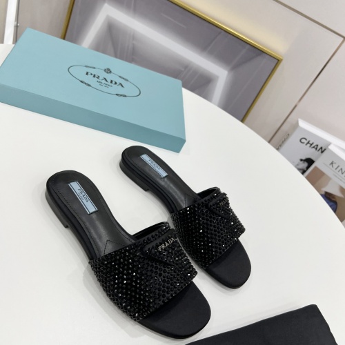 Replica Prada Slippers For Women #965959 $88.00 USD for Wholesale