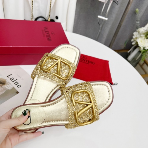Replica Valentino Slippers For Women #965983 $68.00 USD for Wholesale
