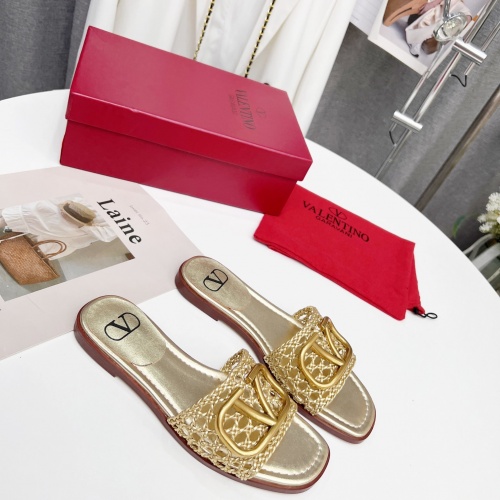 Replica Valentino Slippers For Women #965983 $68.00 USD for Wholesale