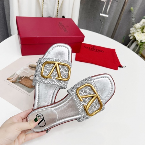 Replica Valentino Slippers For Women #965985 $68.00 USD for Wholesale