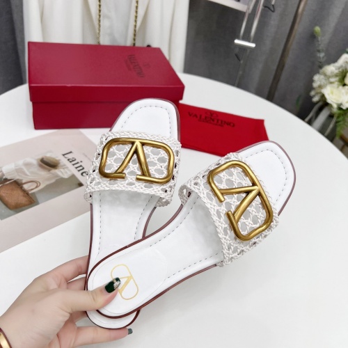Replica Valentino Slippers For Women #965986 $68.00 USD for Wholesale