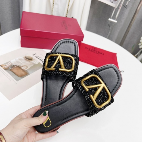 Replica Valentino Slippers For Women #965987 $68.00 USD for Wholesale