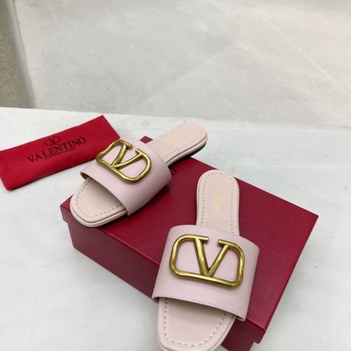 Replica Valentino Slippers For Women #965988 $80.00 USD for Wholesale