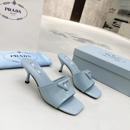 Replica Prada Slippers For Women #966016 $76.00 USD for Wholesale