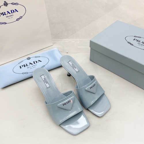 Replica Prada Slippers For Women #966016 $76.00 USD for Wholesale