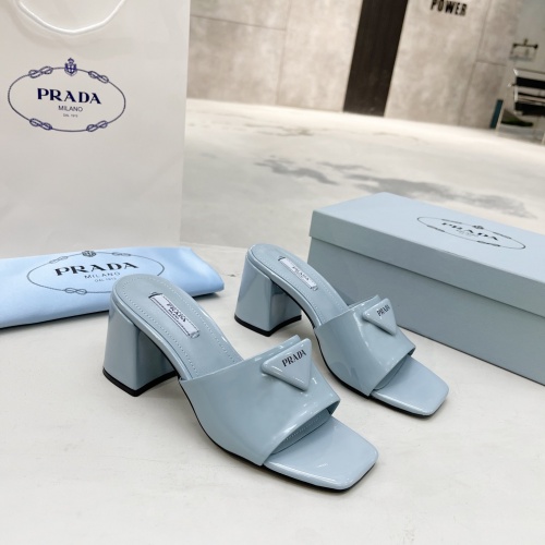 Replica Prada Slippers For Women #966022 $76.00 USD for Wholesale