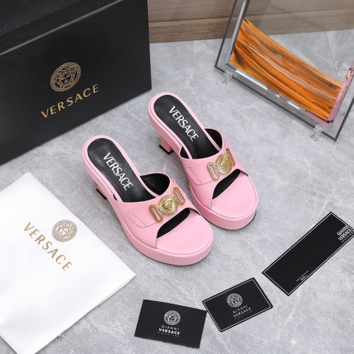 Replica Versace Slippers For Women #966031 $118.00 USD for Wholesale