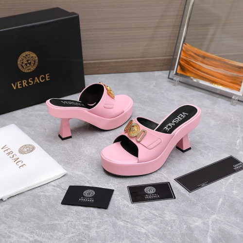Replica Versace Slippers For Women #966031 $118.00 USD for Wholesale