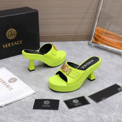 Replica Versace Slippers For Women #966033 $118.00 USD for Wholesale