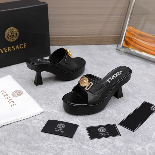 Replica Versace Slippers For Women #966035 $118.00 USD for Wholesale
