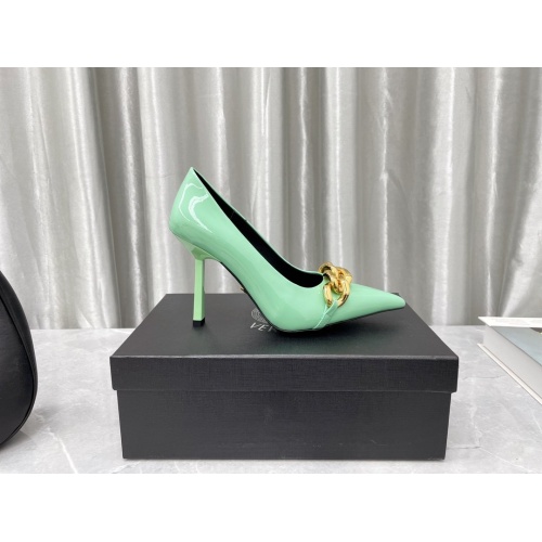Replica Versace High-Heeled Shoes For Women #966064 $115.00 USD for Wholesale