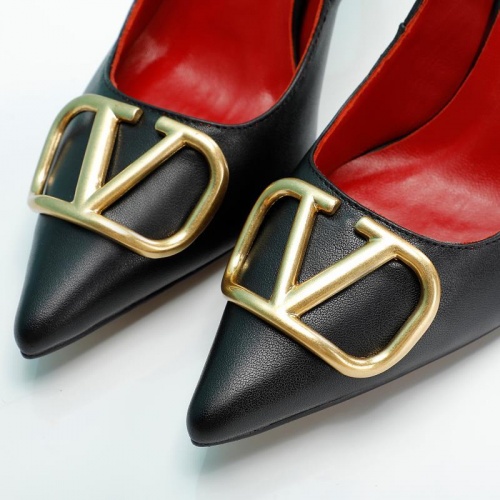 Replica Valentino High-Heeled Shoes For Women #966080 $76.00 USD for Wholesale