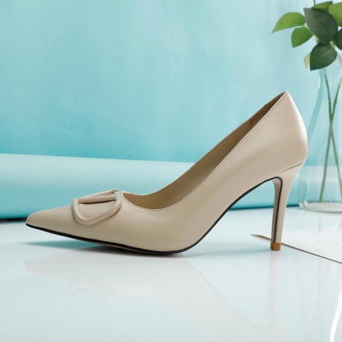 Replica Valentino High-Heeled Shoes For Women #966081 $76.00 USD for Wholesale