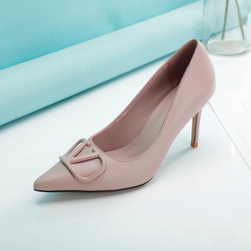 Replica Valentino High-Heeled Shoes For Women #966082 $76.00 USD for Wholesale