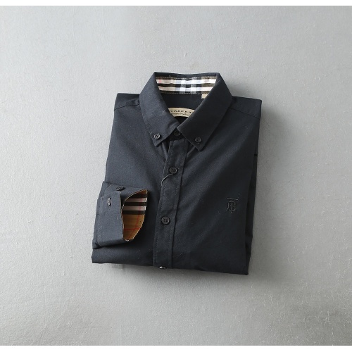 Replica Burberry Shirts Long Sleeved For Men #966325 $42.00 USD for Wholesale