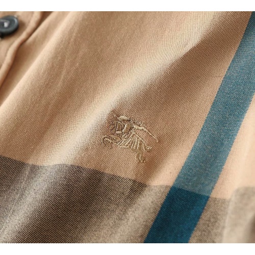 Replica Burberry Shirts Long Sleeved For Men #966347 $42.00 USD for Wholesale