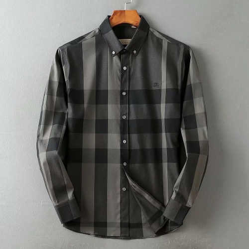 Burberry Shirts Long Sleeved For Men #966348 $42.00 USD, Wholesale Replica Burberry Shirts