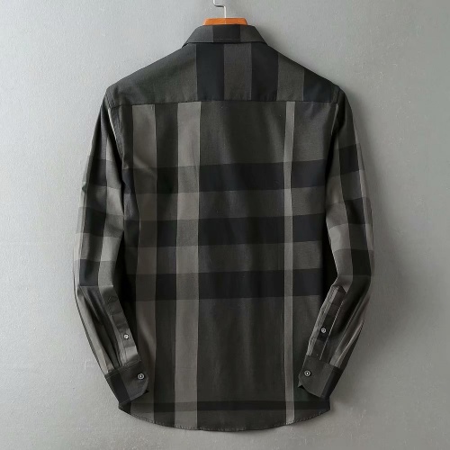 Replica Burberry Shirts Long Sleeved For Men #966348 $42.00 USD for Wholesale