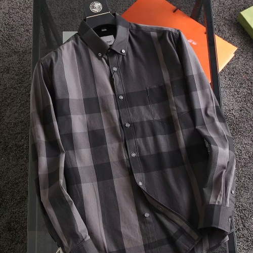 Burberry Shirts Long Sleeved For Men #966410