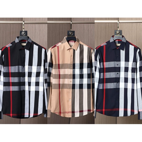 Replica Burberry Shirts Long Sleeved For Men #966426 $42.00 USD for Wholesale