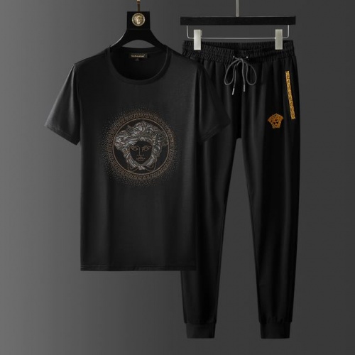 Versace Tracksuits Short Sleeved For Men #966460 $64.00 USD, Wholesale Replica Versace Tracksuits
