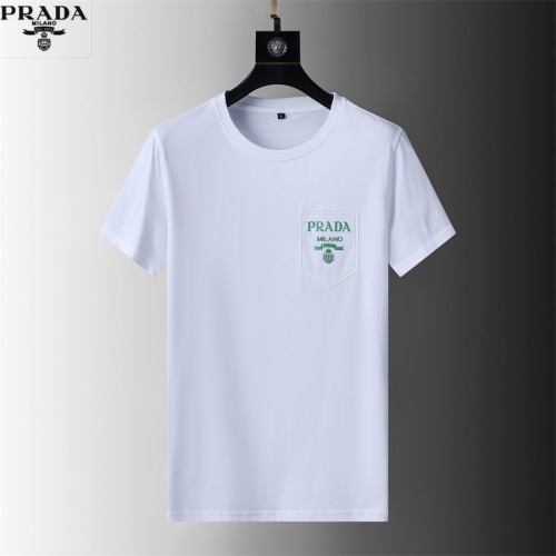 Prada T-Shirts Short Sleeved For Men #966494