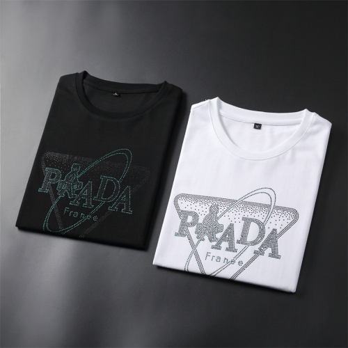 Replica Prada T-Shirts Short Sleeved For Men #966496 $32.00 USD for Wholesale