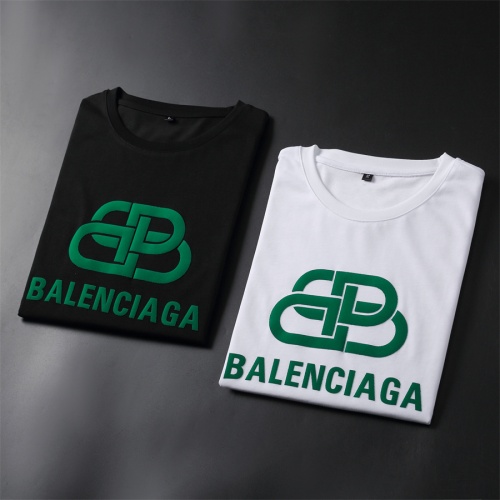 Replica Balenciaga T-Shirts Short Sleeved For Men #966520 $32.00 USD for Wholesale