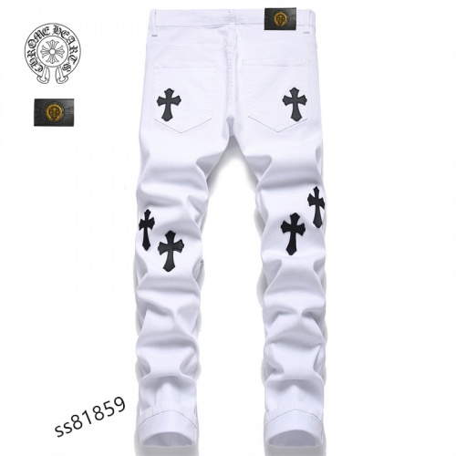 Replica Chrome Hearts Jeans For Men #966617 $48.00 USD for Wholesale