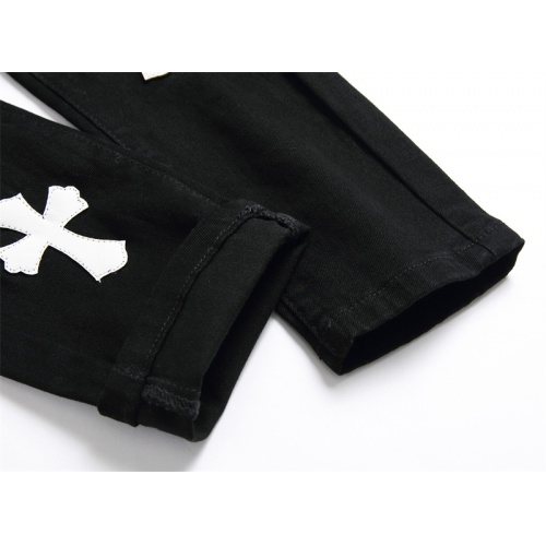 Replica Chrome Hearts Jeans For Men #966618 $48.00 USD for Wholesale