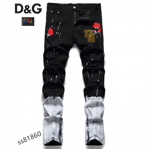 Dolce &amp; Gabbana D&amp;G Jeans For Men #966620 $48.00 USD, Wholesale Replica Dolce &amp; Gabbana D&amp;G Jeans