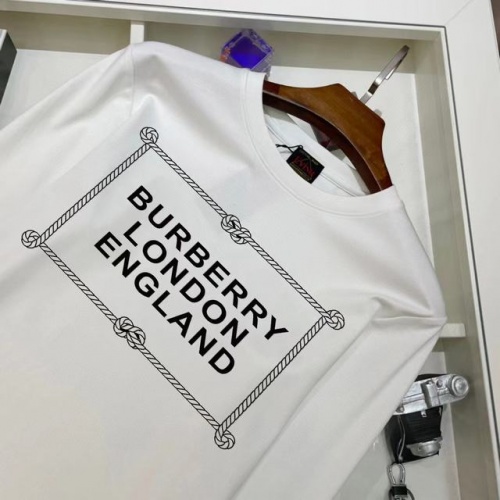 Replica Burberry T-Shirts Long Sleeved For Men #966780 $38.00 USD for Wholesale