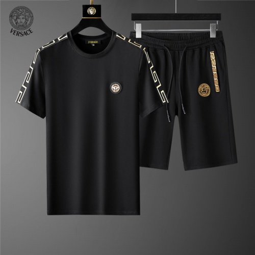 Versace Tracksuits Short Sleeved For Men #966856 $60.00 USD, Wholesale Replica Versace Tracksuits