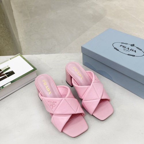 Replica Prada Slippers For Women #967124 $76.00 USD for Wholesale