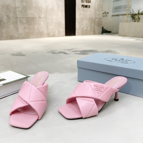 Replica Prada Slippers For Women #967129 $76.00 USD for Wholesale