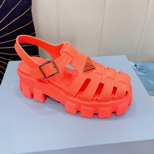 Replica Prada Sandal For Women #967133 $88.00 USD for Wholesale