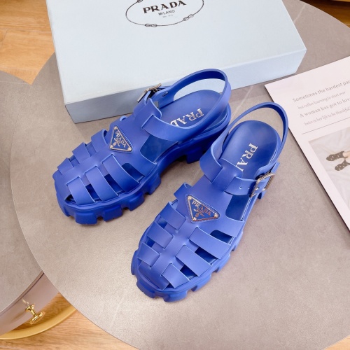 Replica Prada Sandal For Women #967135 $88.00 USD for Wholesale