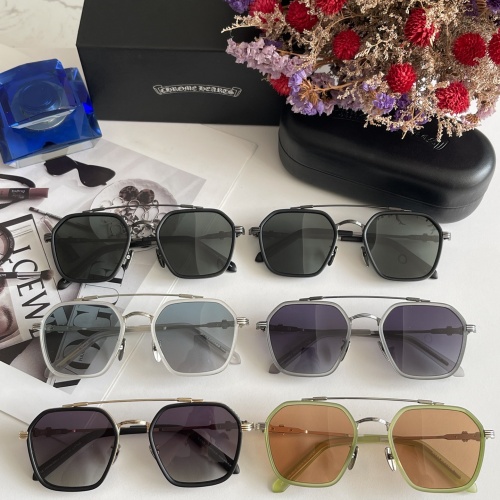 Replica Chrome Hearts AAA Quality Sunglasses #967732 $60.00 USD for Wholesale