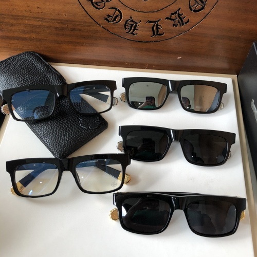 Replica Chrome Hearts AAA Quality Sunglasses #967737 $60.00 USD for Wholesale