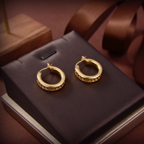 Replica Versace Earrings For Women #967910 $25.00 USD for Wholesale