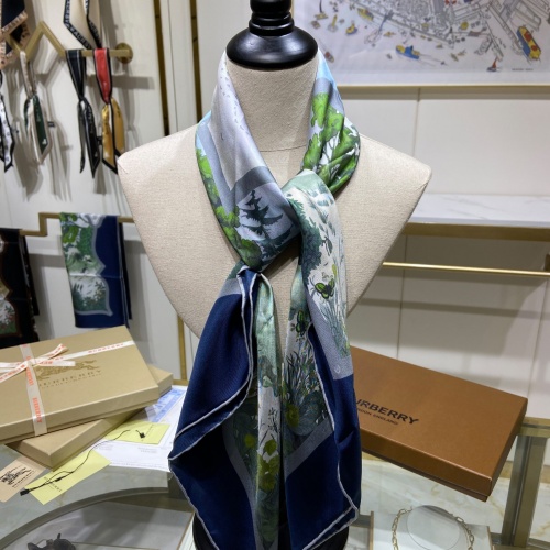 Replica Burberry Silk Scarf For Women #968183 $52.00 USD for Wholesale