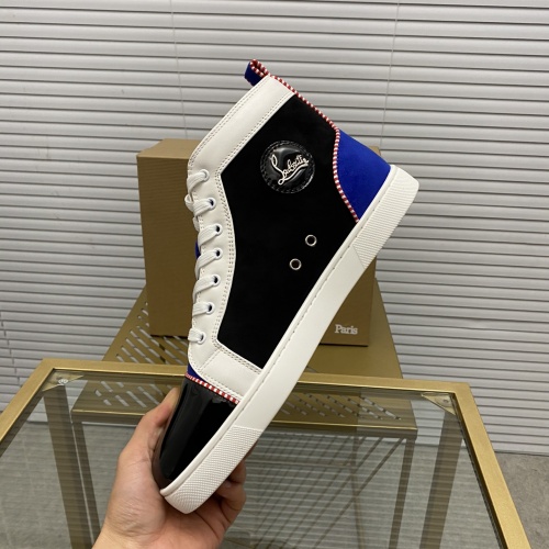 Replica Christian Louboutin High Tops Shoes For Men #968482 $92.00 USD for Wholesale